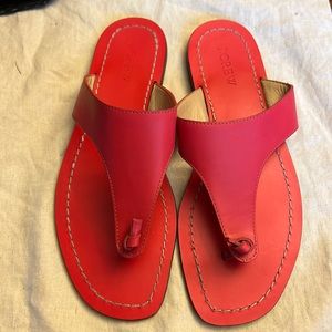 Hot Pink Size 7 Leather Sandal